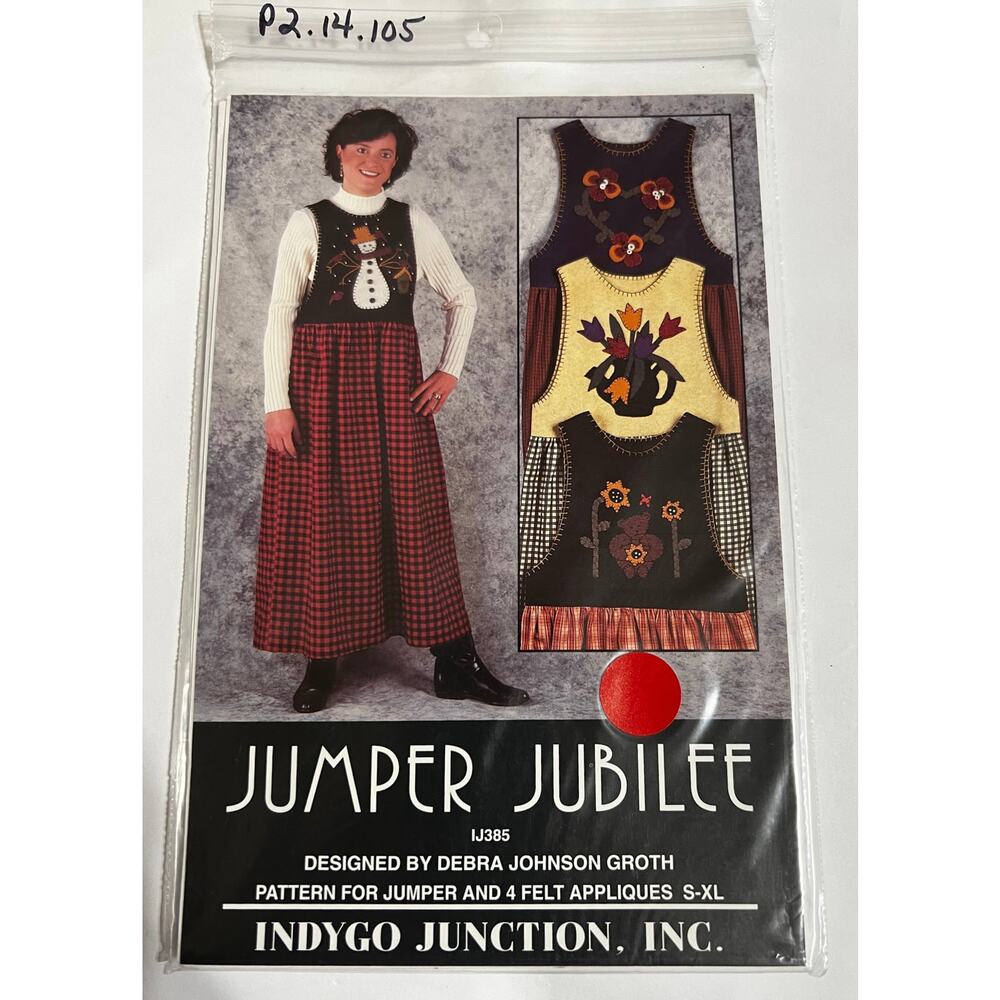 NEW Indygo Junction-Jumper Jubilee Pattern & Instructions Size S-X-Large